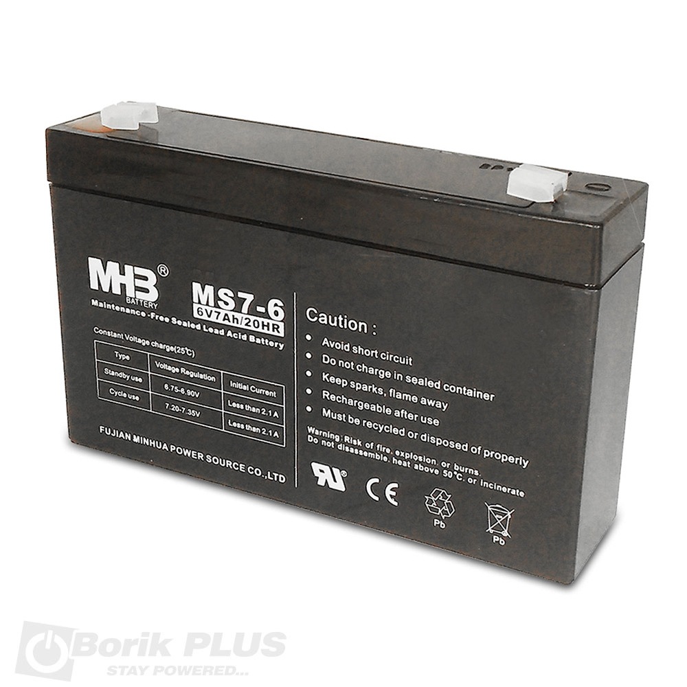 MS 7-6 Olovna VRLA baterija 6V 7Ah MS 7-6 Olovna VRLA baterija 6V 7Ah