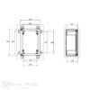 Plastična ABS kutija 25×35×15 cm-IP 65 Plastična ABS kutija 25×35×15 cm-IP 65